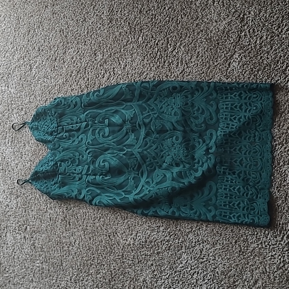 Bardot lace dress